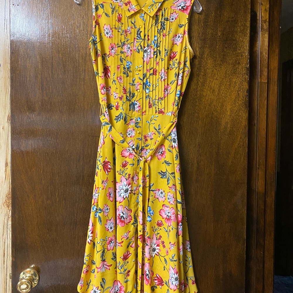 Nannette Lepore yellow summer dress
